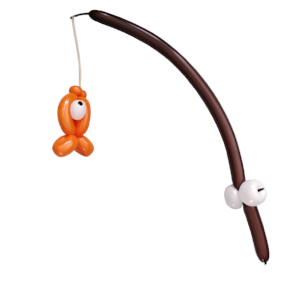 Balloon Fish and Rod