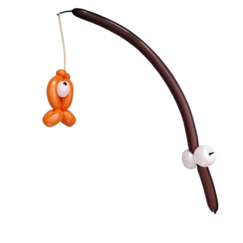 Balloon Fish and Rod